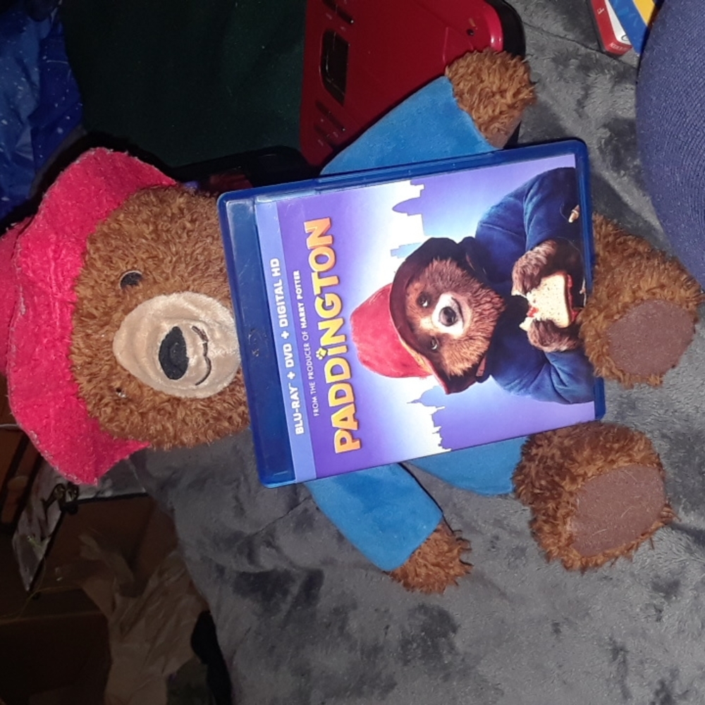 Paddington stuffed animal/DVD.